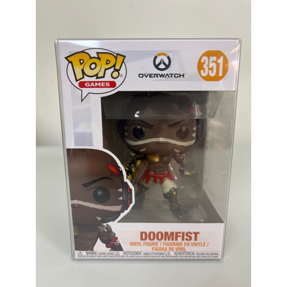 Funko Pop Games Overwatch Doomfist 351 Vinyl Figure with Protector Case